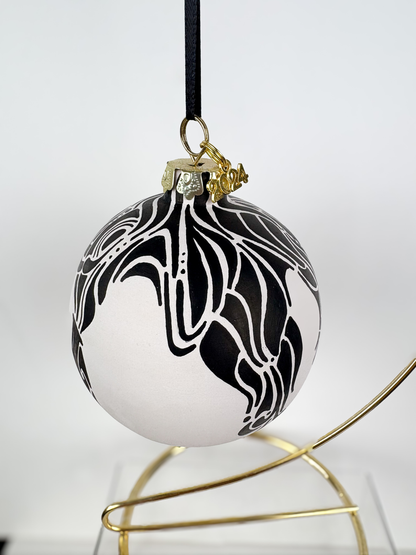 Black-on-White Ornament