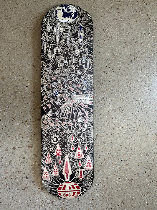 Space Battles Skate Deck