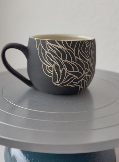 Handcarved Mug